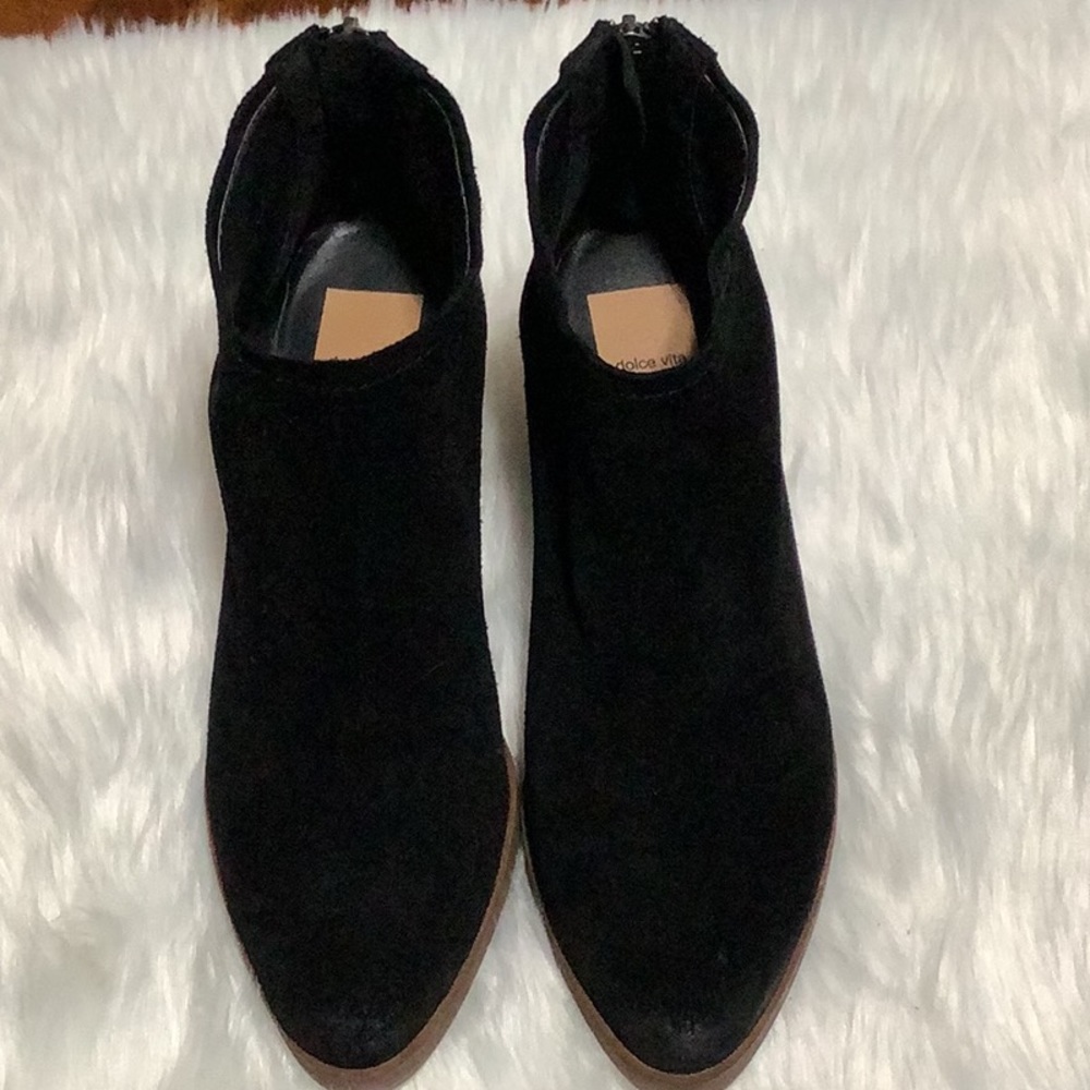 Suede booties